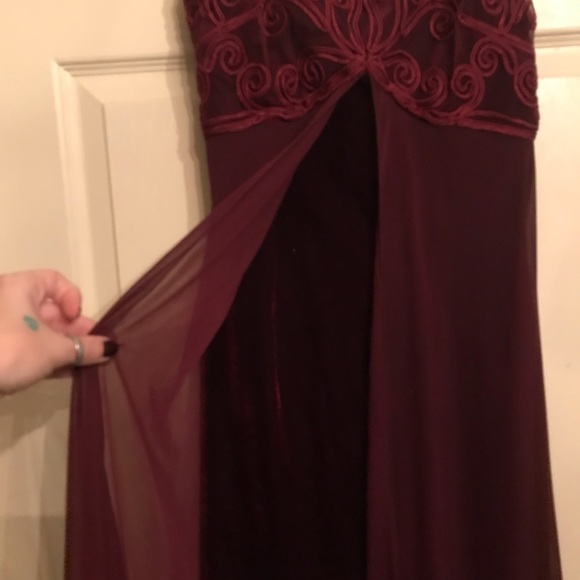 Vintage sheer velvet dress - Picture 4 of 7